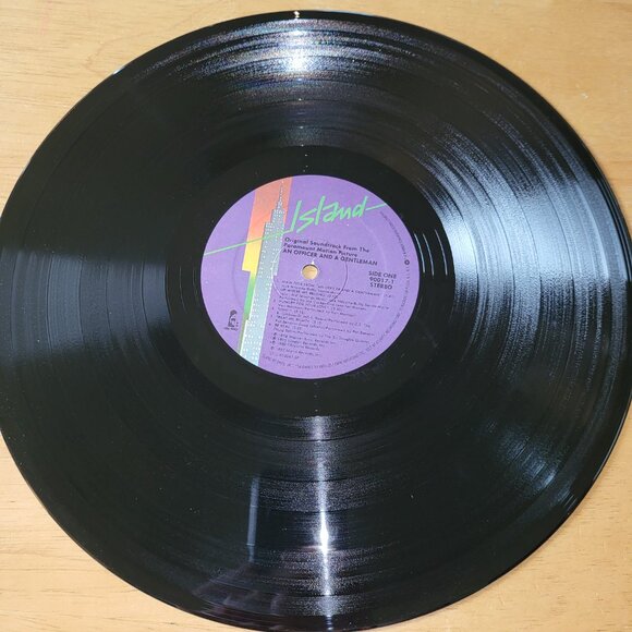 An Officer And A Gentleman Movie Soundtrack Vinyl Record 90017-1 Island 1982 LP1 - Picture 8 of 8